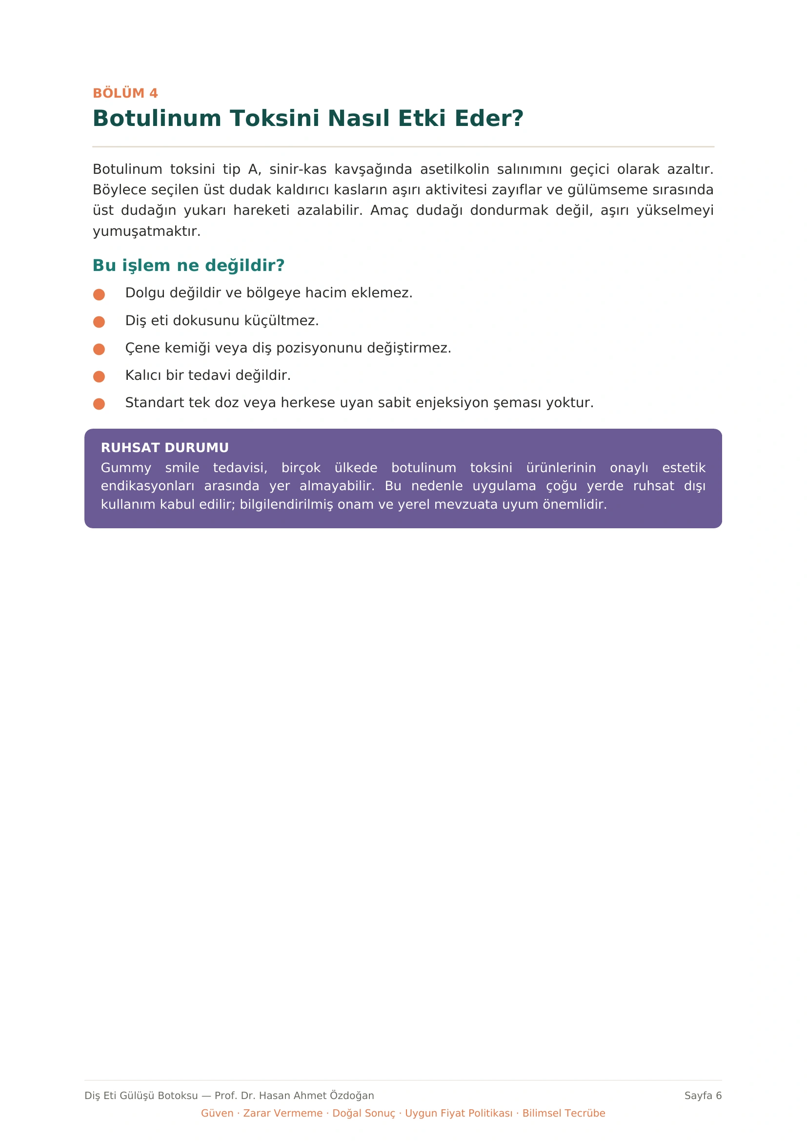 Dental Gum Rose Botoksu Guide - Page 6