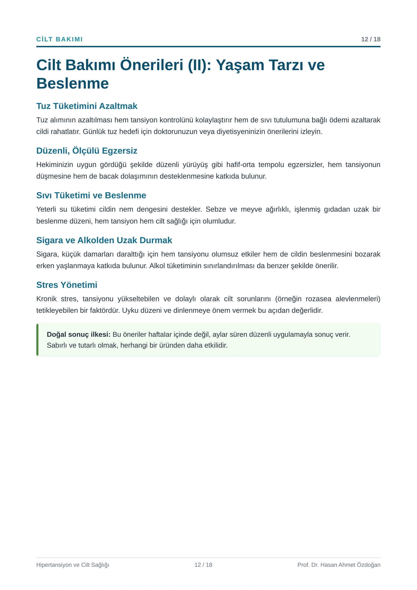 Hypertension and Skin Health Guide - Page 12